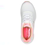 ARCH FIT-INFINITY COOL, WHITE/PINK Footwear Top View