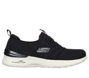 SKECH-AIR DYNAMIGHT-PERFECT S, BLACK/WHITE Footwear Lateral View
