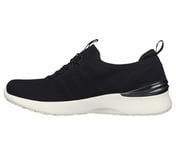 SKECH-AIR DYNAMIGHT-PERFECT S, BLACK/WHITE Footwear Left View