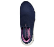 ARCH FIT-KEEP IT UP, NAVY/PURPLE Footwear Top View