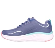 RELAXED FIT: D'LUX FITNESS, SLATE/PINK Footwear Left View