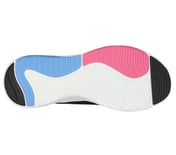 D'LUX FITNESS-MODEST FLOW, BLACK/MULTI Footwear Bottom View
