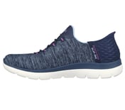 SUMMITS-DAZZLING HAZE, NAVY/PURPLE Footwear Left View