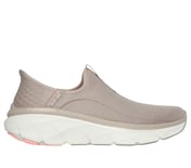 SKECHERS SLIP-INS RF: D'LUX WALKER 2.0- Happy Step, TAUPE/CORAL