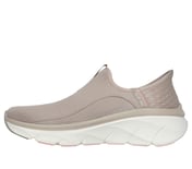 SKECHERS SLIP-INS RF: D'LUX WALKER 2.0- Happy Step, TAUPE/CORAL
