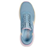 SKECH CLOUD-PERFECTLY PLUSH, SLATE/PINK