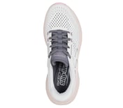 SKECH CLOUD - PLUSH HORIZON, WHITE/MULTI Footwear Top View