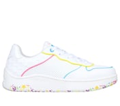 UPBEATS - RHYTHM, WHITE/MULTI Footwear Lateral View