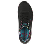 UNO - LOVING LOVE, BBLACK Footwear Top View