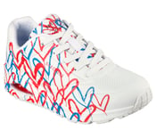 UNO - SPREAD THE LOVE, WHITE Footwear Lateral View