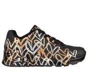 UNO - METALLIC LOVE, BLACK/GOLD Footwear Lateral View