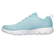 GO WALK EVOLUTION ULTRA-MIRAB, TURQUOISE Footwear Left View