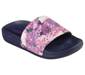 HYPER SLIDE - FLORAL BLOOMS, NAVY Footwear Right View