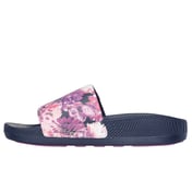 HYPER SLIDE - FLORAL BLOOMS, NAVY Footwear Left View