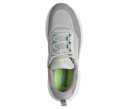 GO RUN SUPERSONIC MAX, LIGHT GRAY/TURQUOISE