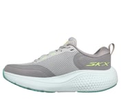 GO RUN SUPERSONIC MAX, LIGHT GRAY/TURQUOISE