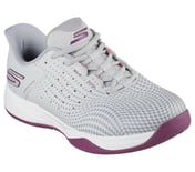 SKECHERS VIPER COURT RELOAD, GREY/PURPLE Footwear Right View