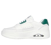 UNO COURT - LOW-POST, WWHITE/GREEN Footwear Left View