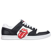Rolling Stones: Classic Cup - Euro Lick, BLACK/WHITE Footwear Lateral View
