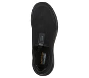 GO WALK 5 - DOWNDRAFT, BLACK/CHARCOAL Footwear Top View