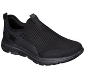 GO WALK 5 - DOWNDRAFT, BLACK/CHARCOAL Footwear Right View