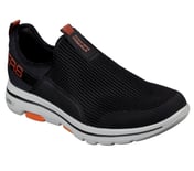 GO WALK 5 - DOWNDRAFT, BLACK/ORANGE Footwear Right View