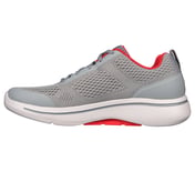 GO WALK ARCH FIT-IDYLLIC, LIGHT GREY/RED