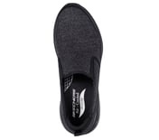 GO WALK ARCH FIT - GOODMAN, BBLACK Footwear Top View