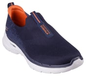 GO WALK 6, NAVY/ORANGE Footwear Right View