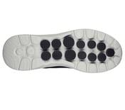 GO WALK 6 - COMPETE, BLACK/GREY Footwear Bottom View