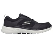 GO WALK 6 - COMPETE, BLACK/GREY Footwear Right View
