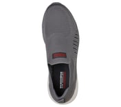 GO WALK 6, GREY/RED Footwear Top View