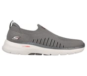 GO WALK 6, GREY/RED Footwear Right View