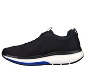 GO WALK WORKOUT WALKER-OUTPAC, BLACK/BLUE Footwear Left View