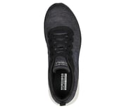 GO WALK 6 - TUESDAY, BLACK/BLUE Footwear Top View