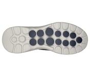 GO WALK 6 - MODERNIZED, NAVY/BROWN Footwear Bottom View
