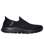Skechers Slip-ins: GO WALK 6 - Easy On, BBLACK Footwear Lateral View