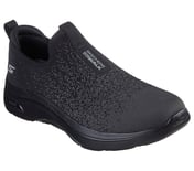 GO WALK ARCH FIT 2.0 - LINEAR, BLACK Footwear Right View