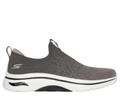 GO WALK ARCH FIT 2.0 - LINEAR, BROWN Footwear Lateral View