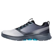 GO WALK 7 - HAHN, GREY/MULTI Footwear Left View