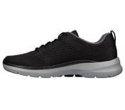 GO WALK 6 - AVALO 2, BLACK/GREY Footwear Left View