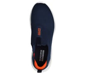 GO WALK 7, NVY/ORNG Footwear Top View