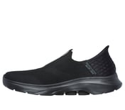 SKECHERS SLIP-INS: GO WALK 7 - EASY ON 2, BLACK Footwear Left View