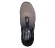 GO WALK 7 - EASY ON 2, BLACK/TAN Footwear Top View