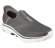 GO WALK 7 - EASY ON 2, BROWN Footwear Right View