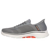 GO WALK 7 - FREE HAND 2, GREY/ORANGE