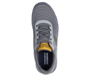 GO WALK FLEX - BRENDON, GRAY/BLUE Footwear Top View