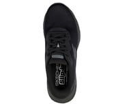 GO WALK 8 - PATE, BLACK Footwear Top View