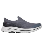 GO WALK 8 - PELAYO, GRAY/BLACK Footwear Lateral View
