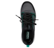 GO RUN FAST - VALIANCE, BLACK/GREEN Footwear Top View